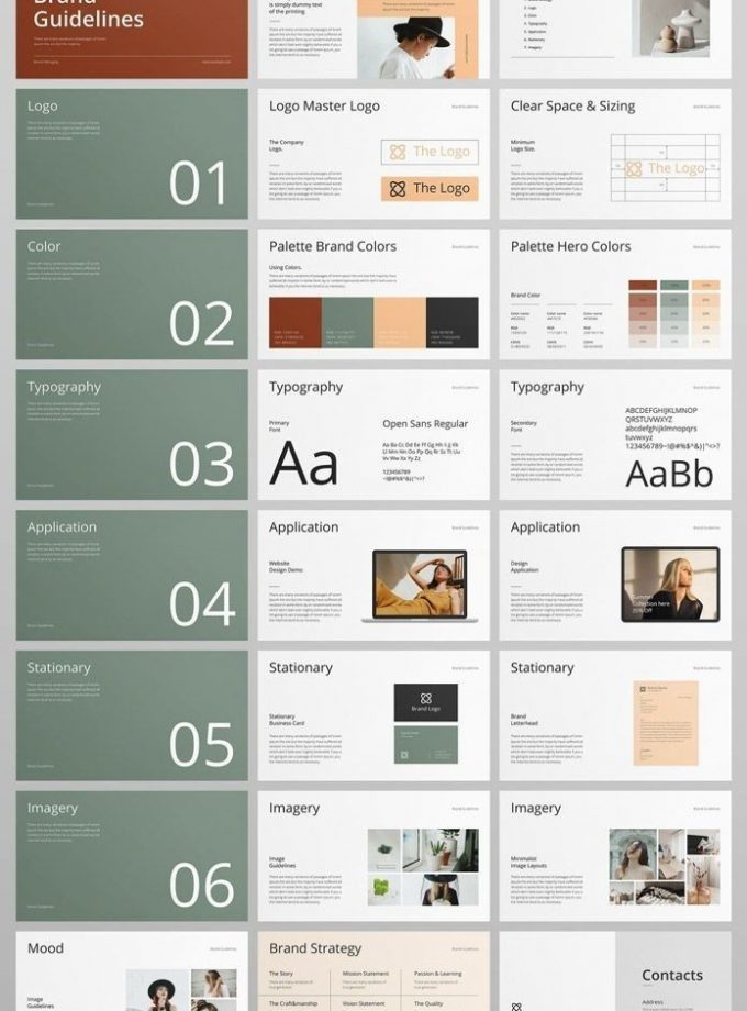 Guías de estilo de marca (brand books)