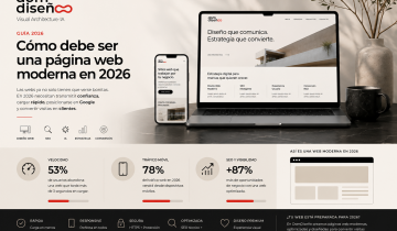 Cómo debe ser una página web moderna en 2026 | Diseño Web + SEO | DomDiseño