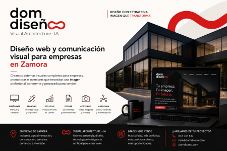Diseño web y comunicación visual para empresas en Zamora | DomDiseño