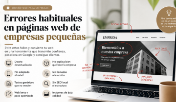Errores habituales en páginas web de empresas pequeñas