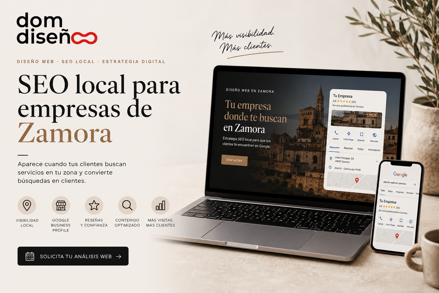 SEO local para empresas de Zamora | Cómo aparecer en Google
